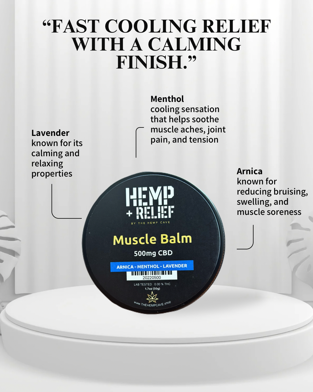 1. Muscle Balm 500mg